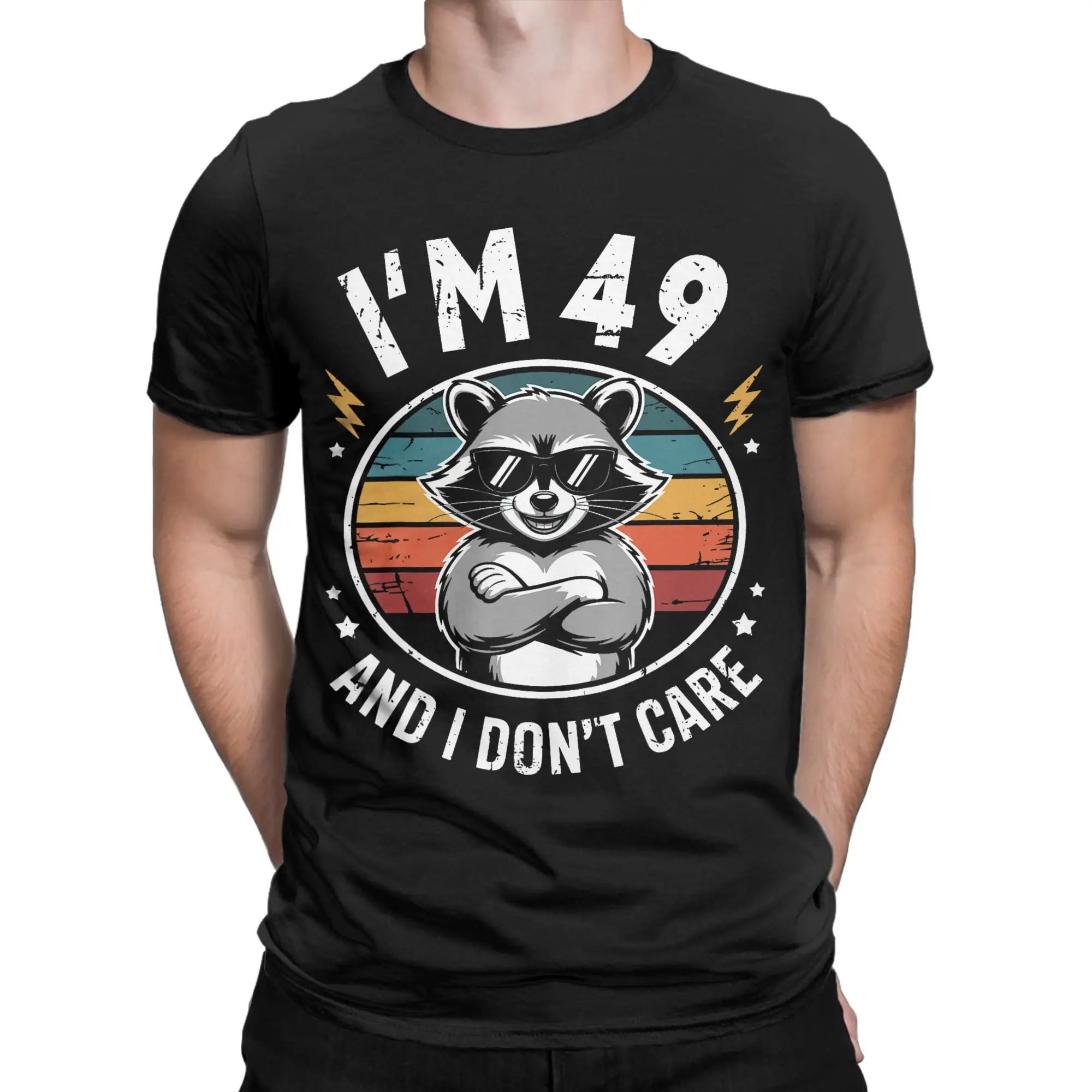 Oversized T-Shirt Beach 49 Birthday 49 Years Men Women Funny I-m 49 and I Don-t Tshirt for Men Wholesale Short Sleeve Tees