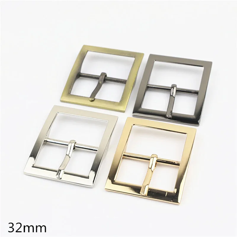 50Pcs 25/32mm Metal Pin Buckles Bag Strap Adjuster Clasp Hook Webbing Belt Ring Buckle DIY Leather Hardware Accessories