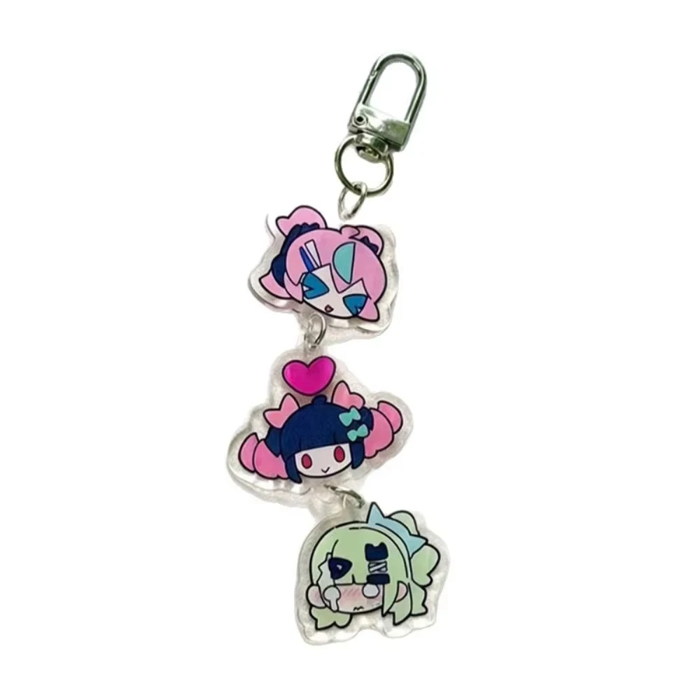 1/2pcs ZZZ Zenless Zone Zero Sunna Aria Nangong Yu Acrylic Keychain Game Peripheral Decoration Q Backpack Hanging Accessory