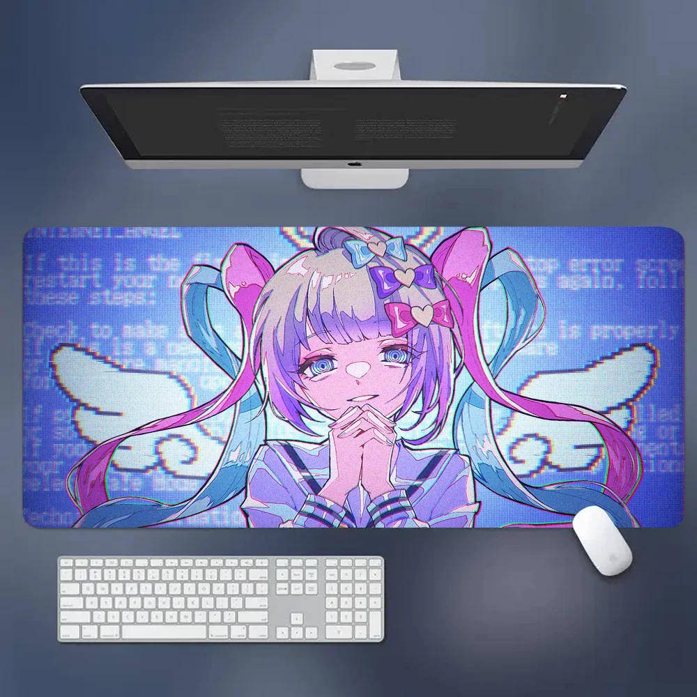 Needy Girl Cool Beautiful Anime Mouse Pad Mat Size For CSGO Game Player Desktop PC Computer Laptop