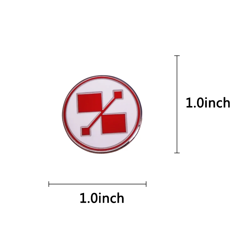 جمهورية الطبية شعار شارة الخيال العلمي فيلم مستوحاة بروش دبوس #4