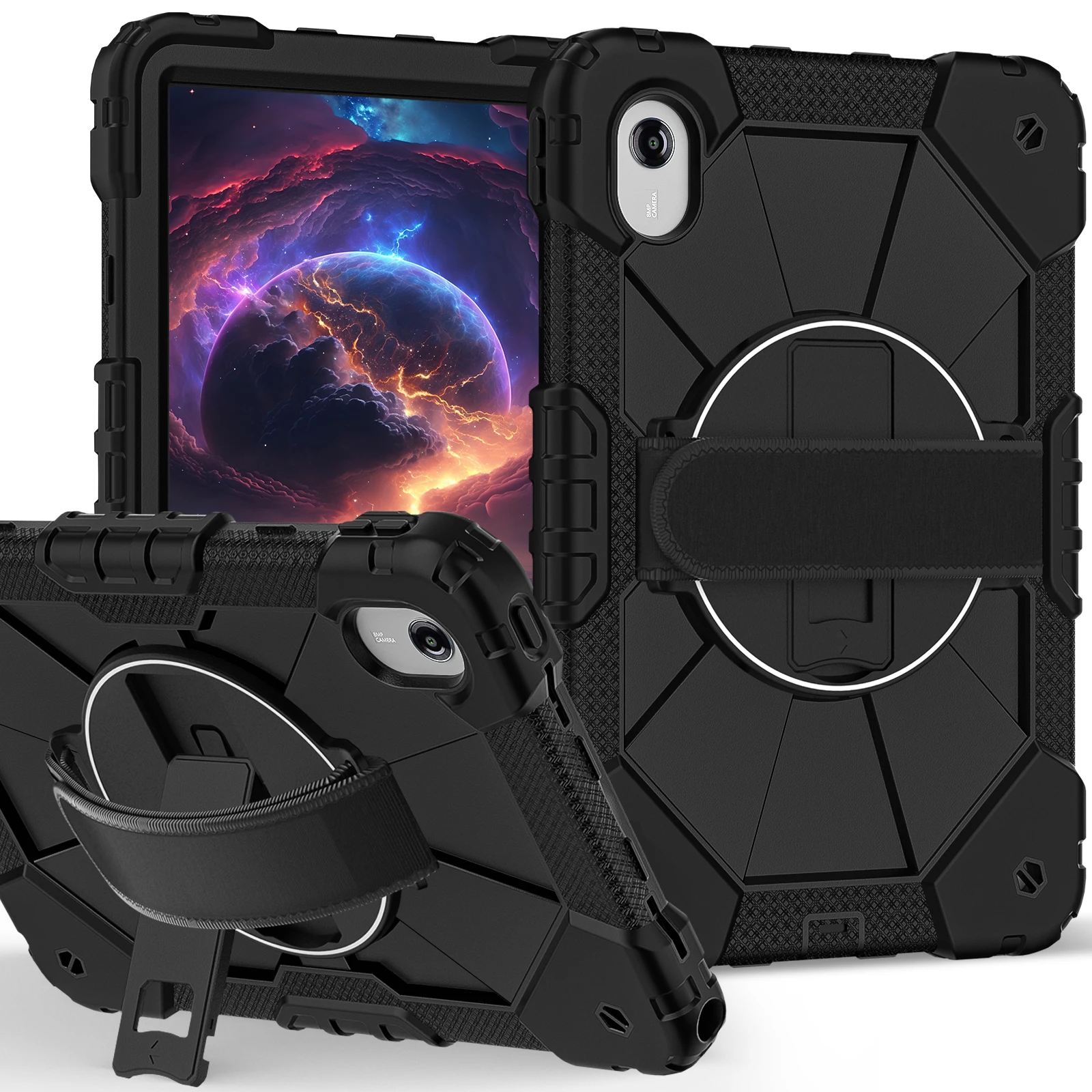 Stand Case For Lenovo Idea Tab 11.0 TB-336 M11 2024 for Xiaoxin Pad 11 2025 Thick Heavy Duty Shockproof Rotation Kickstand Cover