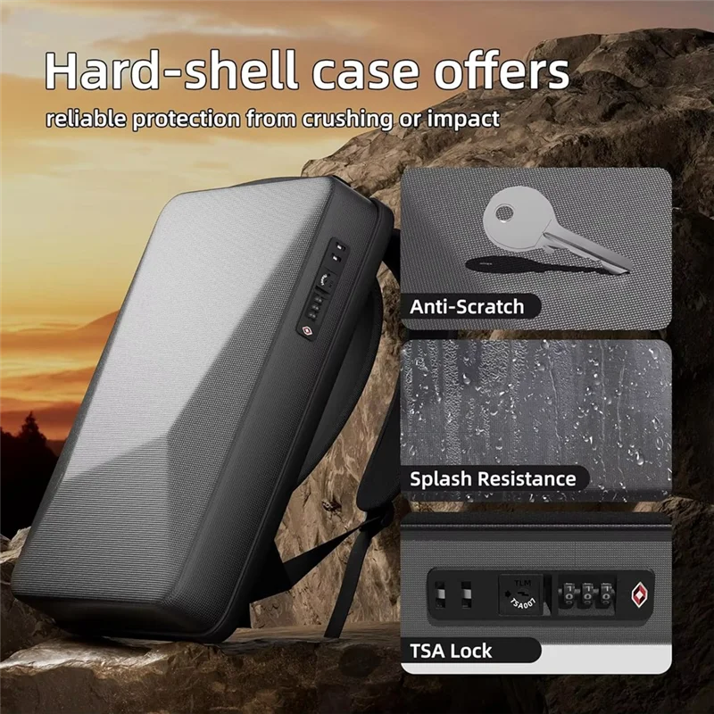 OTZ-For Starlink Mini Case Starlink Case للكابلات الصغيرة مزود الطاقة ومسند الأنابيب ومزيد من حقيبة السفر المقاومة للماء