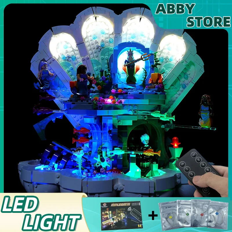 

DIY RC LED Light Kit For LEGO 43225 The Little Mermaid Royal Clamshell (Only LED Light,Without Blocks Model)