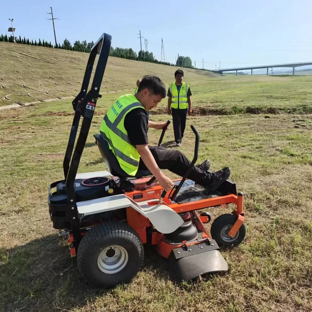 Ride on Mower Heavy Duty Steel Chasis Riding Lawn Mower Car Zero Turn Lawn Mower Grass Cutter