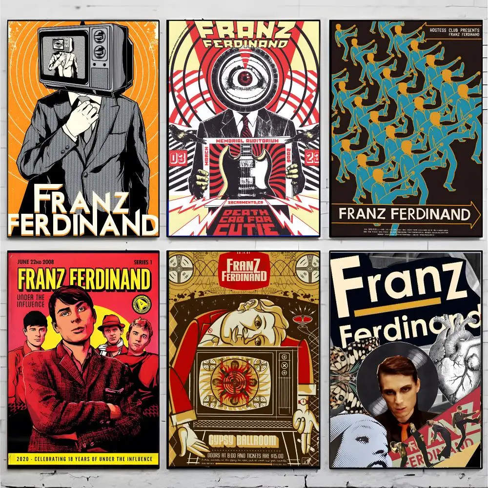 Rock Band Franz Ferdinand Poster Top-tier Indoor room Decor Art & Household Decoration Presents
