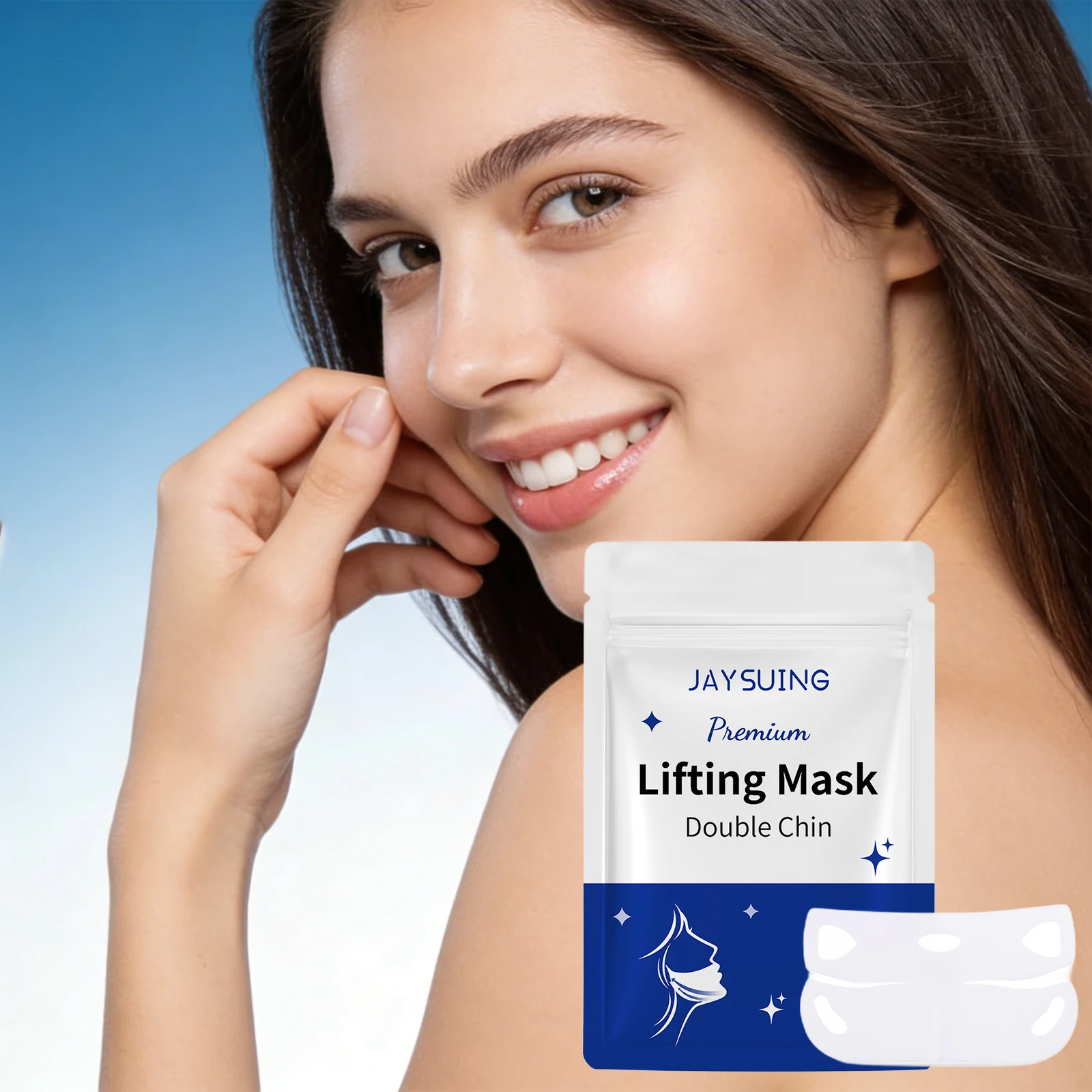 

Jaysuing Collagen Lift Mask Lift Sagging Areas Firm Facial Contour Enhance Skin Elasticity Smoothing Tighten V Face Lifting Mask