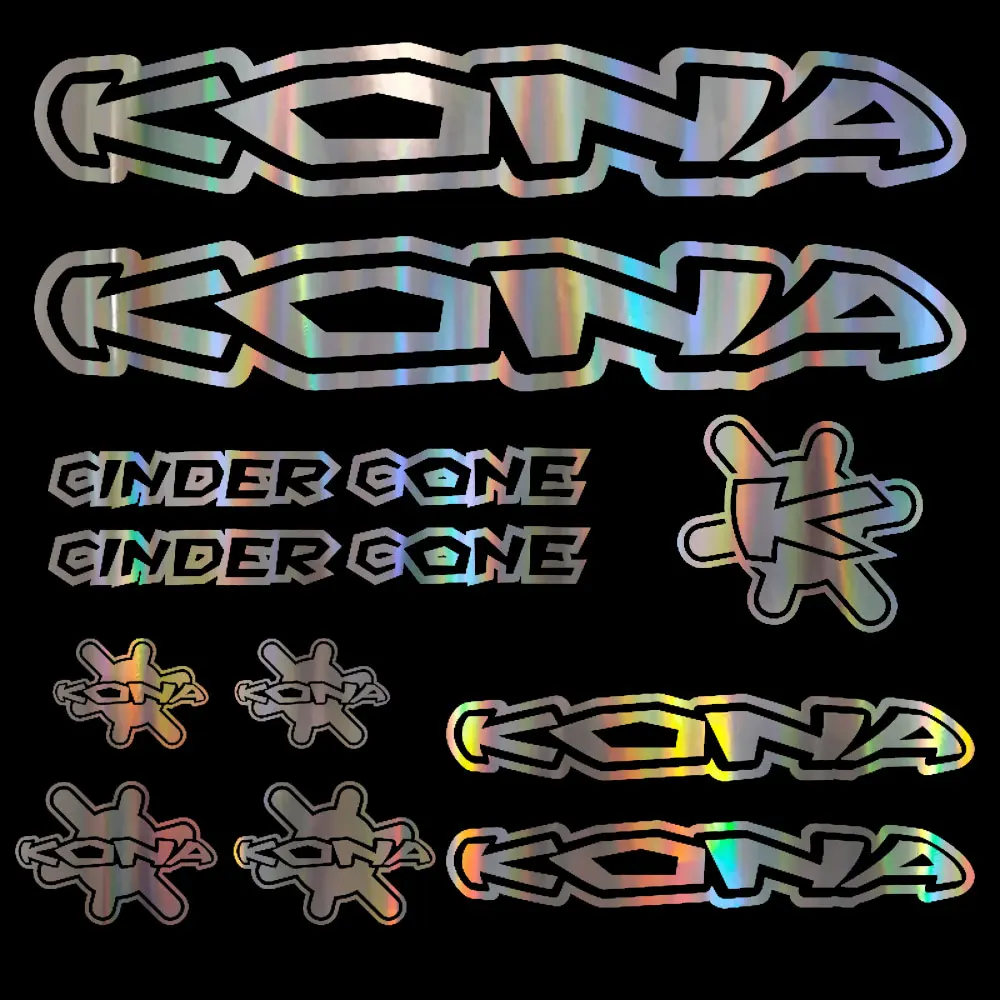 for Kona Cinder Cone Sticker Bike Frame Cycling Stickers Decals Bike Frame