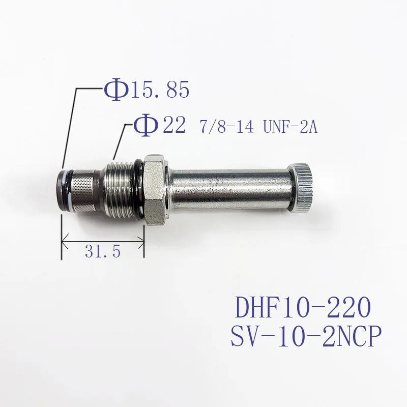 Two position two-way threaded plug-in normally closed DHF10-220 SV10-20 SV10-2NCP solenoid valve