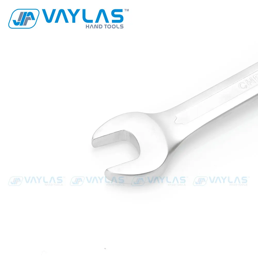 VAYLAS  12pcs set Metric Matte Combination Wrench Fixed Ratcheting and Open End Spanner Repair Hand Tools 6~22mm