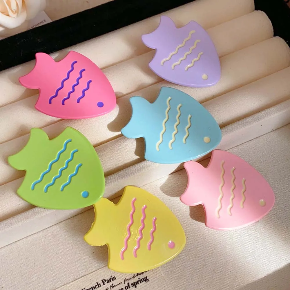 INS Bangs Clip Ocean Fish Hair Clip Korean Style Headwear Ocean Animal Hairpin Headdress Duckbill Clip Fish Hair Barrettes Gifts