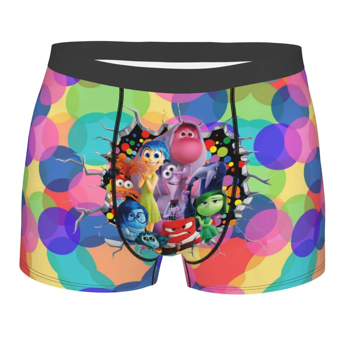 

Нижнее белье на заказ, мужские дышащие внутренние трусы-боксеры с 3D наклейками на стену, шорты, мягкие трусы для мужчин