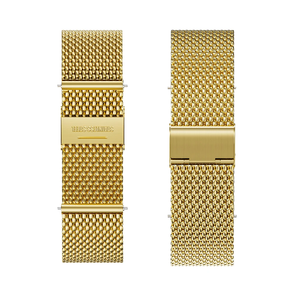 18mm 20mm 22mm 24mm Armbänder Universelle Ersatzriemen Damen Herren Armband Silbernes Armband 0,6/1,0mm Mesh Milanese Metallarmband – Detail 7