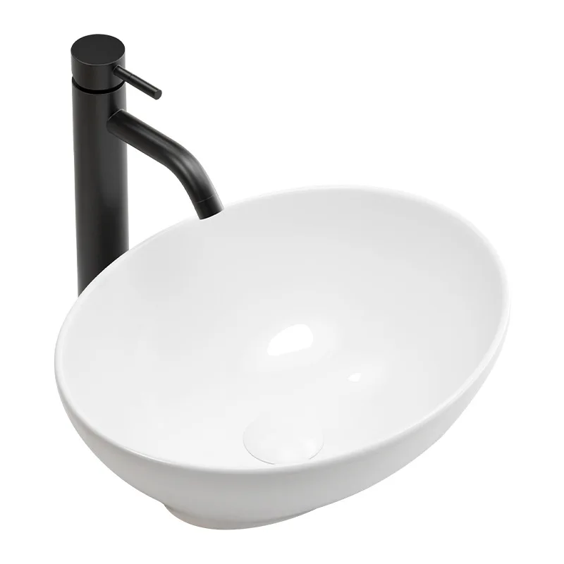 

Трансграничная керамическая раковина на столешнице, раковина на столешнице для ванной комнаты, проект раковины на столешнице для квартиры, оптовая продажа