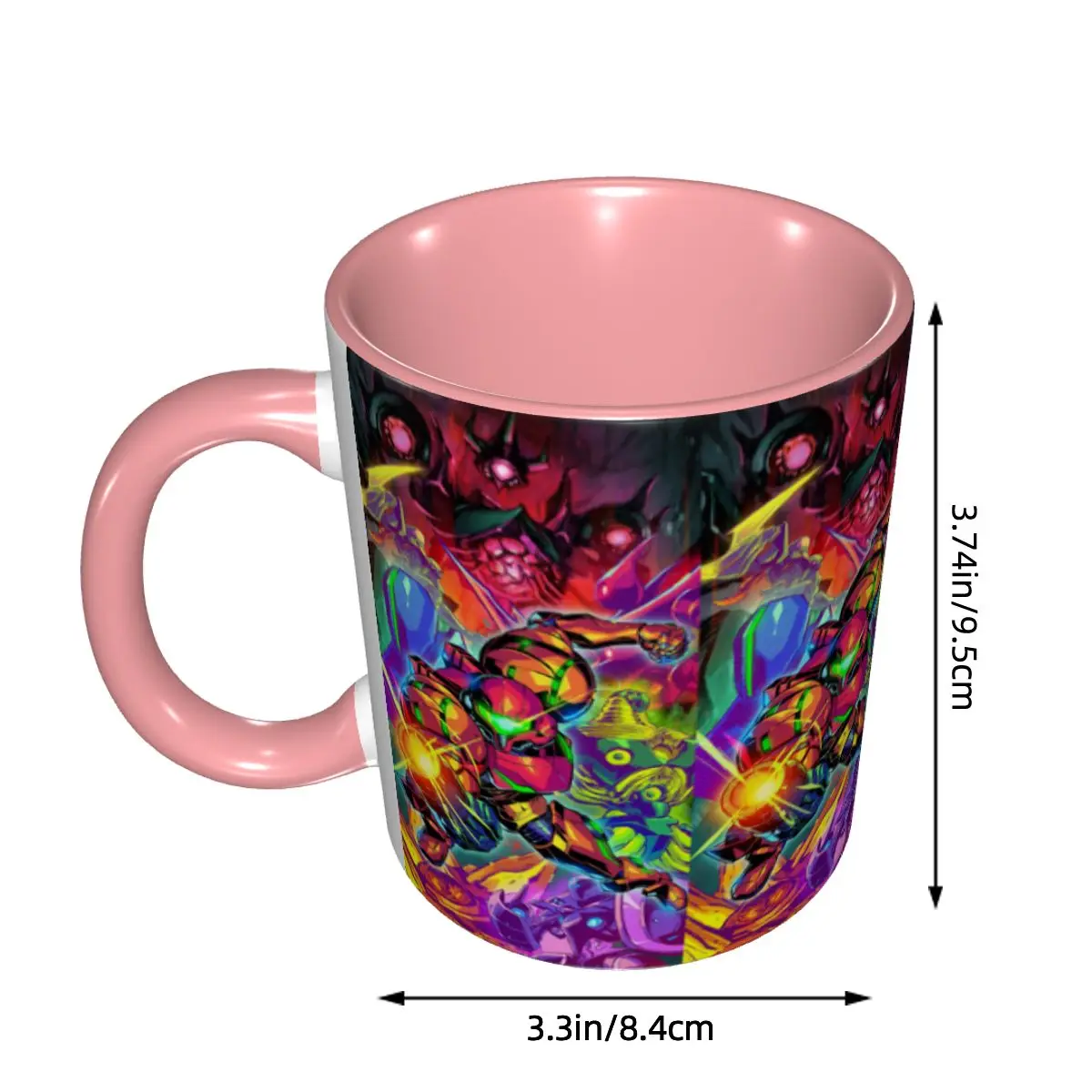Metroid II Return Of Samus Mug Funny Ceramic Coffee Cups Tea Mugs Milk Cup Drinkware Gifts for Friends DIY Custom