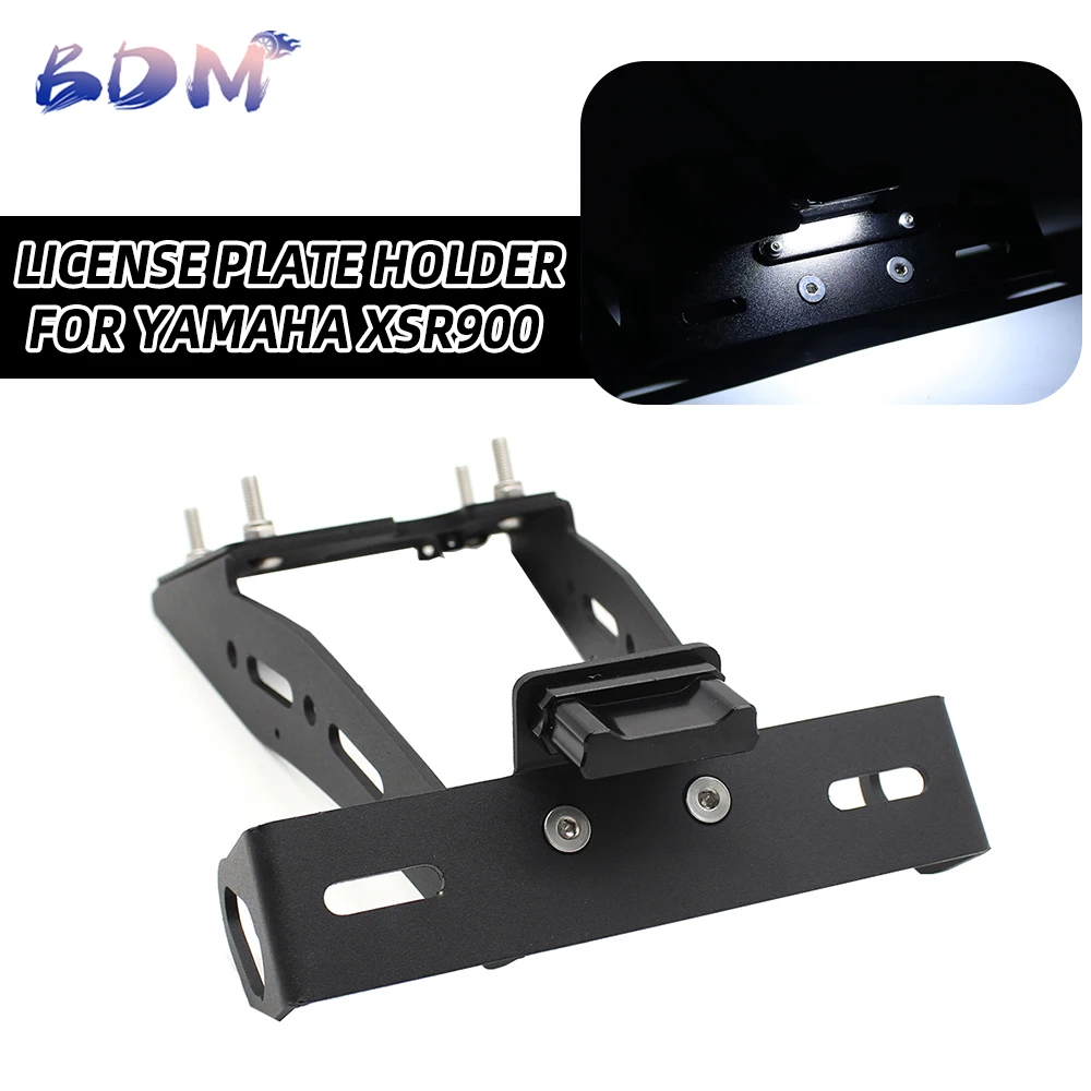 Kennzeichenhalter Rahmenhalterung Heckfender Eliminator Registrierung Tail Tidy LED-Licht für Yamaha XSR 900 XSR 900 2022 2023