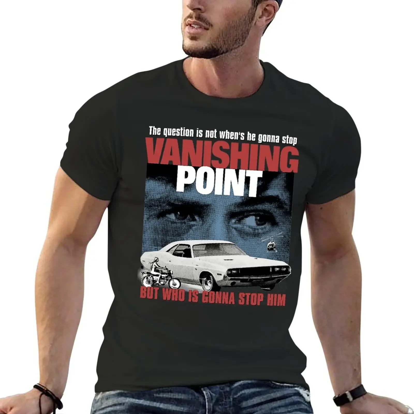 Vanishing Point T-Shirt boys whites quick drying street wear new edition mens graphic t-shirts big and tall