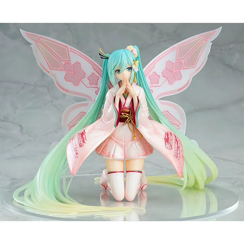 GSC Original Virtual Singer Anime Figure Racing Miku Tony Haregi Ver. Kimono Action Figure Toys for Kids Gift Model Dolls