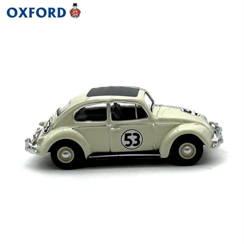 1: 76 Mini Volkswagen Classic Retro Beetle Racing 53 Car Simulation Model Collection Alloy Car Ornament Portable Outdoor Toy