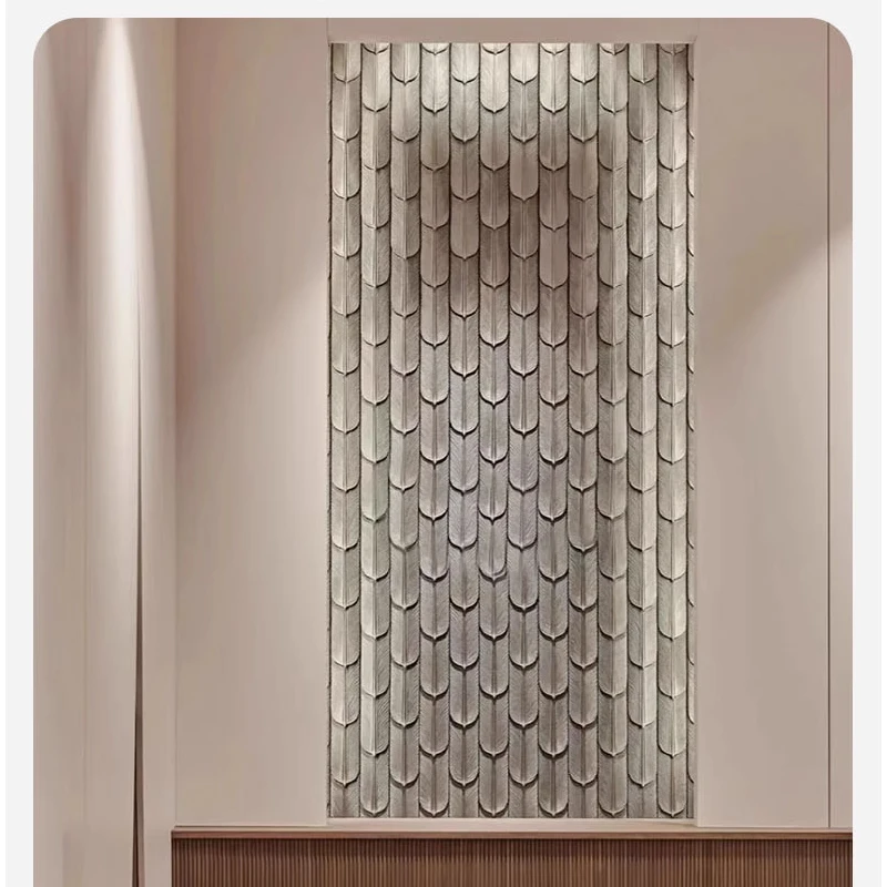 

PU Feather Stone Tile Mosaic Lightweight Simulation Stone Skin Cement Board Advertising Decoration Background Construction Brick