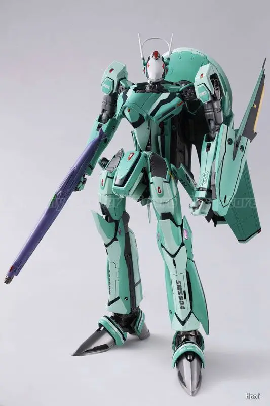 【متوفر】مجموعة ألعاب Mecha الأصلية من Bandai DX Chogokin RVF-25 Macross F Messiah Valkyrie