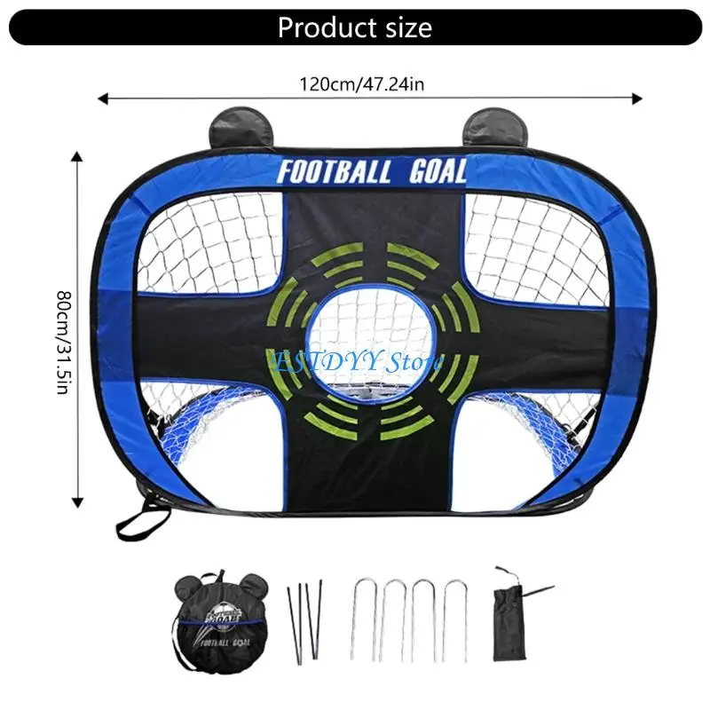 Neta objetivos fútbol flexión eficiente G6DE para espacio para estrategia entrenamiento interior y exterior y