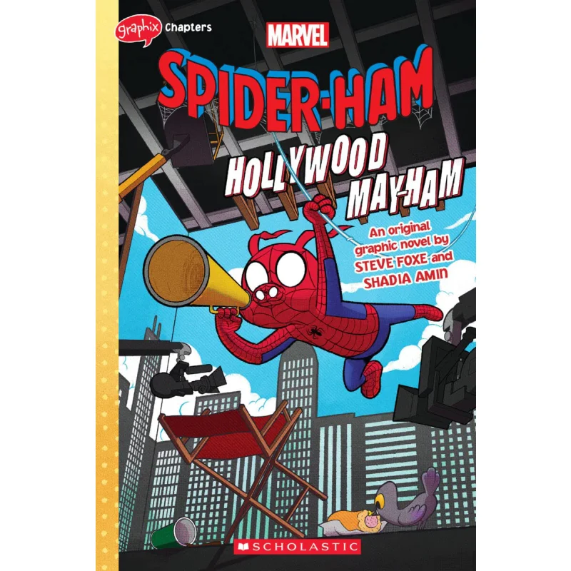 

SpiderHam Hollywood MayHam Steve Foxe Shadia Amin Illustrated By SCHOLASTIC US 9781338806694 Book