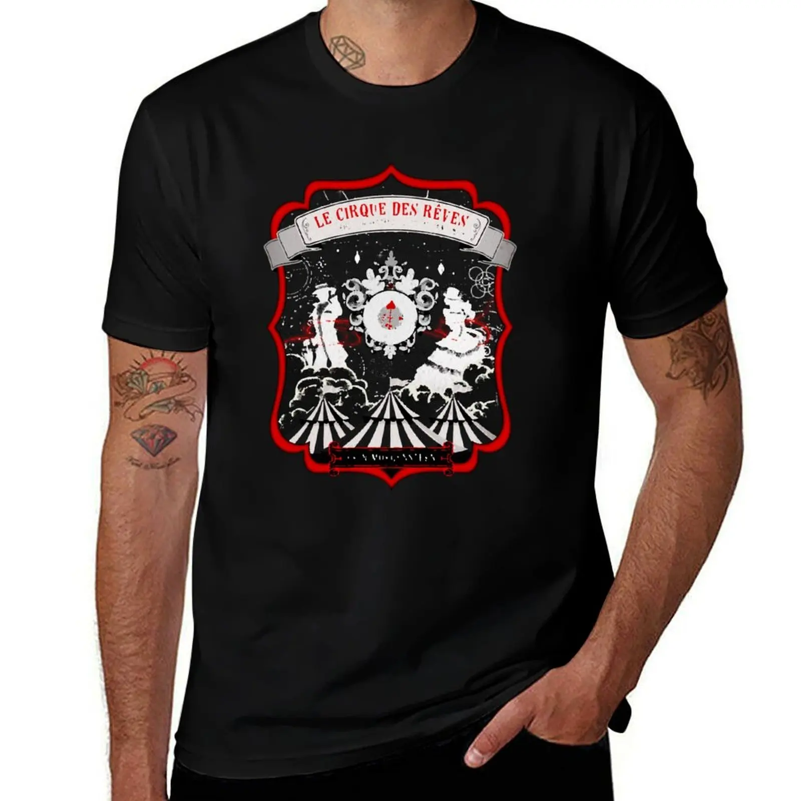 The Night Circus T-Shirt Creative Graphic Tee Shirt T-Shirt