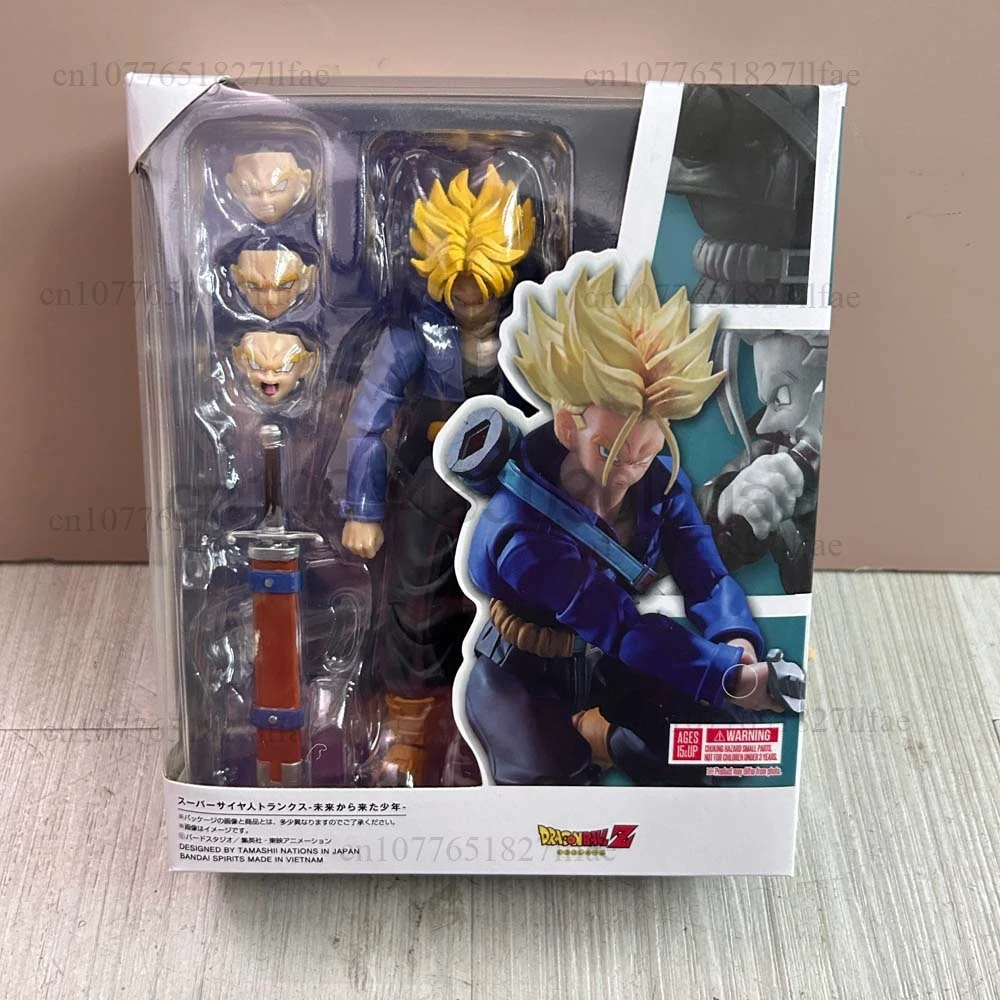 لعبة دراغون بول جذوع أرقام SHF جذوع الصبي من المستقبل عمل نموذج لجسم اللعب تحصيل مشترك المنقولة دمية مكتب حلية