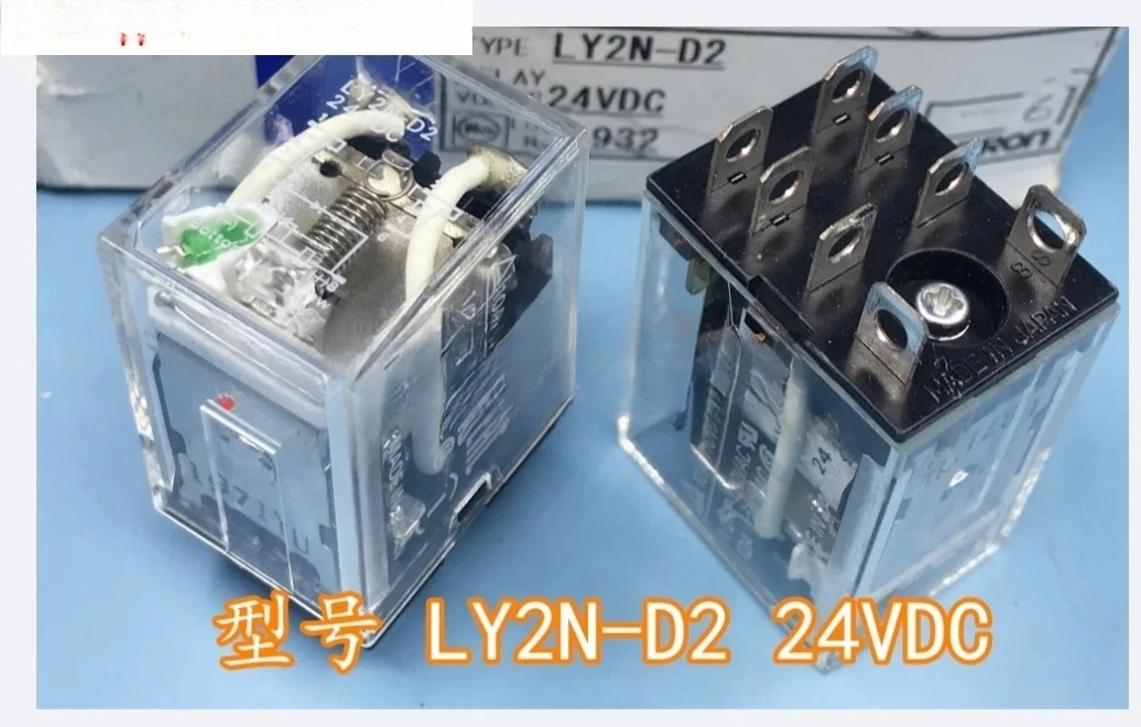 

LY2N-D2 24VDC brand new original intermediate relay 8-pin LY2N DC24V