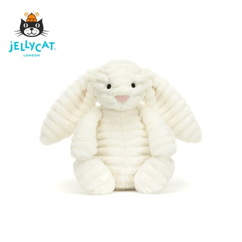 

Плюшевая игрушка-кролик Jellycat UK Premium Bashful Nippers, мягкая кукла-зайчик, подарок