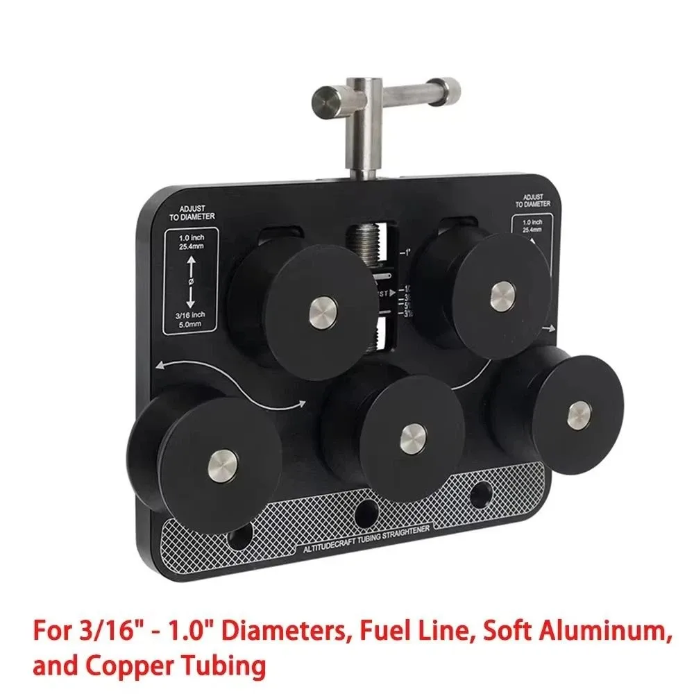 

Aluminium Fuel Line Straightener Rust Resistant Black Tubing Straightener Copper Tubing Water Resistant Brake Line Straightener