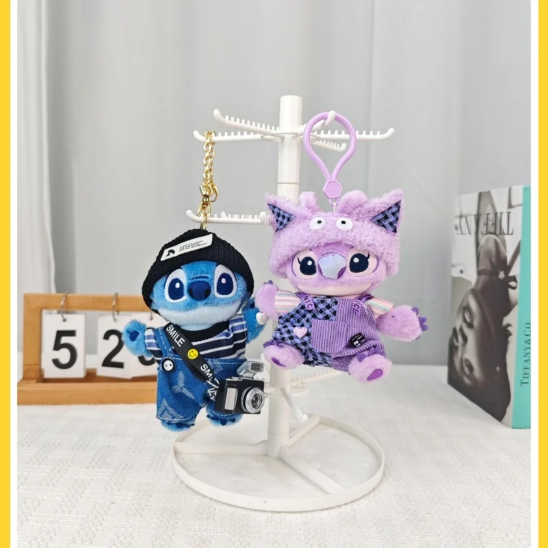 

In Stock Genuine Potdemiel Stitch Disney Cute Plush Doll Keychain Pendant Stitch Keychain Bag Keychain Girls' Holiday Gift Toys
