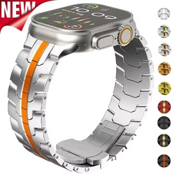 Stainless Steel Metal Strap for Apple Watch Band Ultra 3 2 49mm 46mm 44mm 42mm 45mm 41 Bracelet Iwatch Series 11 10 9 8 7 6 5 SE