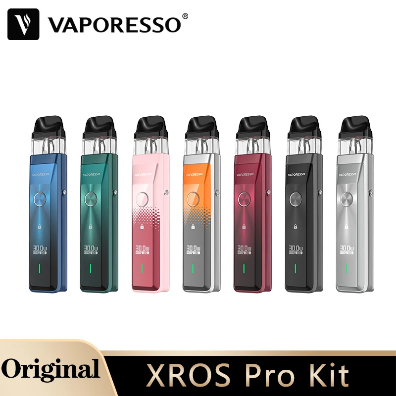 Vaporso-XROS Pro مجموعة سجائر إلكترونية ، 30 واط Vape ، بطارية mAh ، 3 4.0 ، خرطوشة جراب 0.4ohm ، أصلية