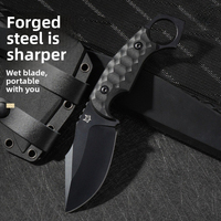 New Survival Fixed Blade Knife Sheath NioLox Steel Knife Fiberglass Handle Outdoor Tactical Knife EDC Expedition Hunting Knife