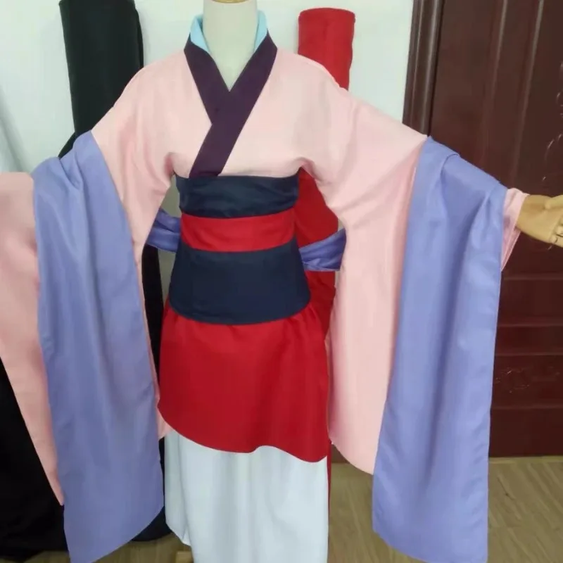 Halloween Cosplay Costume Pink Anime Cartoon Chinese Hanfu Comfortable Close-fitting School Performance Stage Cosplay Costume