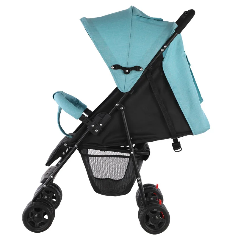 Lightweight Widening and Lengthening Stroller Can Sit and Lie Folding Stroller Four Seasons Universal Baby Stroller