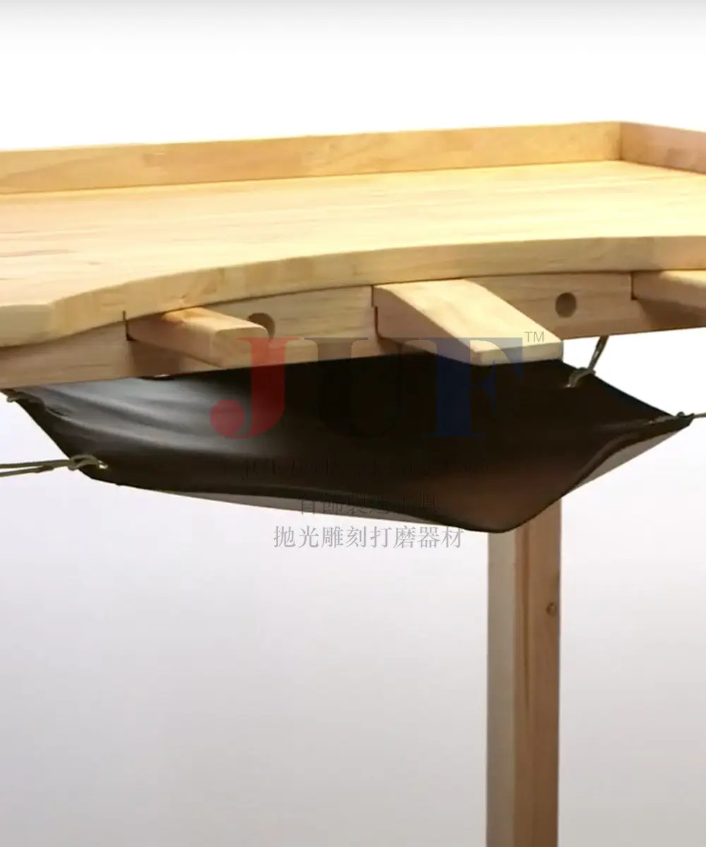 UK imported metalworking table flame retardant PU leather apron, storage cloth leather pocket