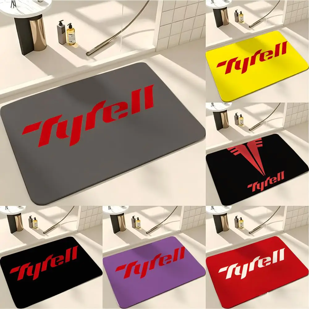 Personality Fashion TYRELLr Floor Mat Absorbent Floor Mat Non-Slip Entrance Rug for Bathrooms Restrooms and Toilets