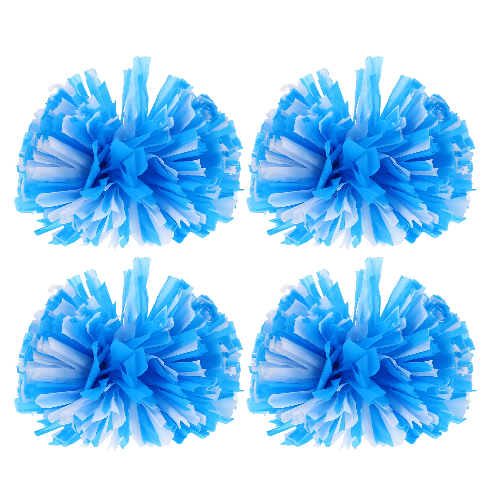 

4Pcs Cheerleader Pom Poms Multipurpose Use for Cheerleading Dance School Handheld Design Lightweight Portable