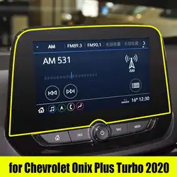 Tempered glass protective film Anti-scratch Film for Chevrolet Onix Plus Turbo 2020 Car infotainment GPS navigation LCD screen