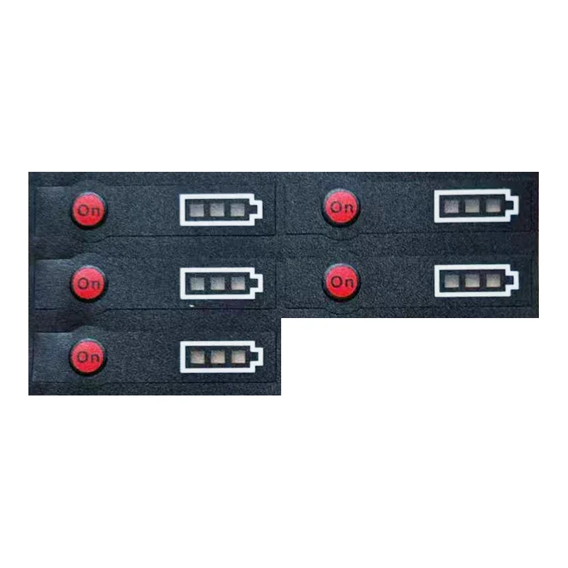 

BAT618 Li-ion Battery Case LED Key Sticker Label Tag For Bosch 14.4V 18V Lithium Battery Pack BAT614 BAT609 BAT610