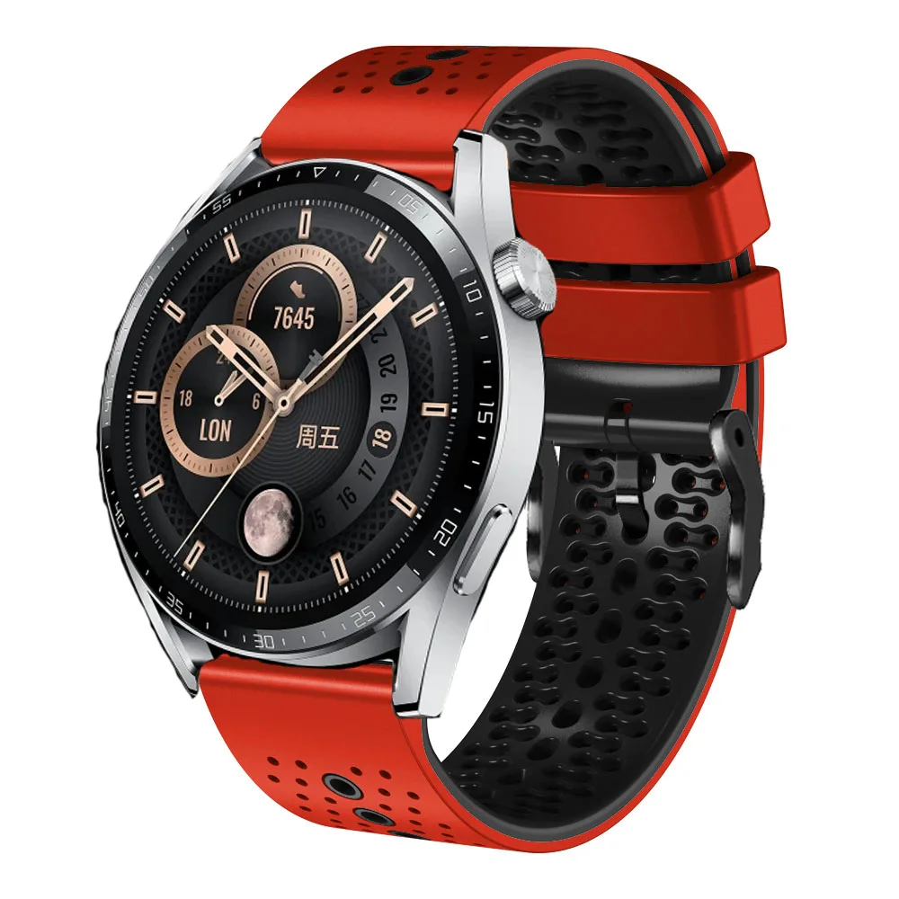 Bandas de repuesto para reloj inteligente Zeblaze Stratos 2/GTR 2, Correa deportiva de silicona, pulsera de reloj Zeblaze GTR2/NEO 3, 22mm