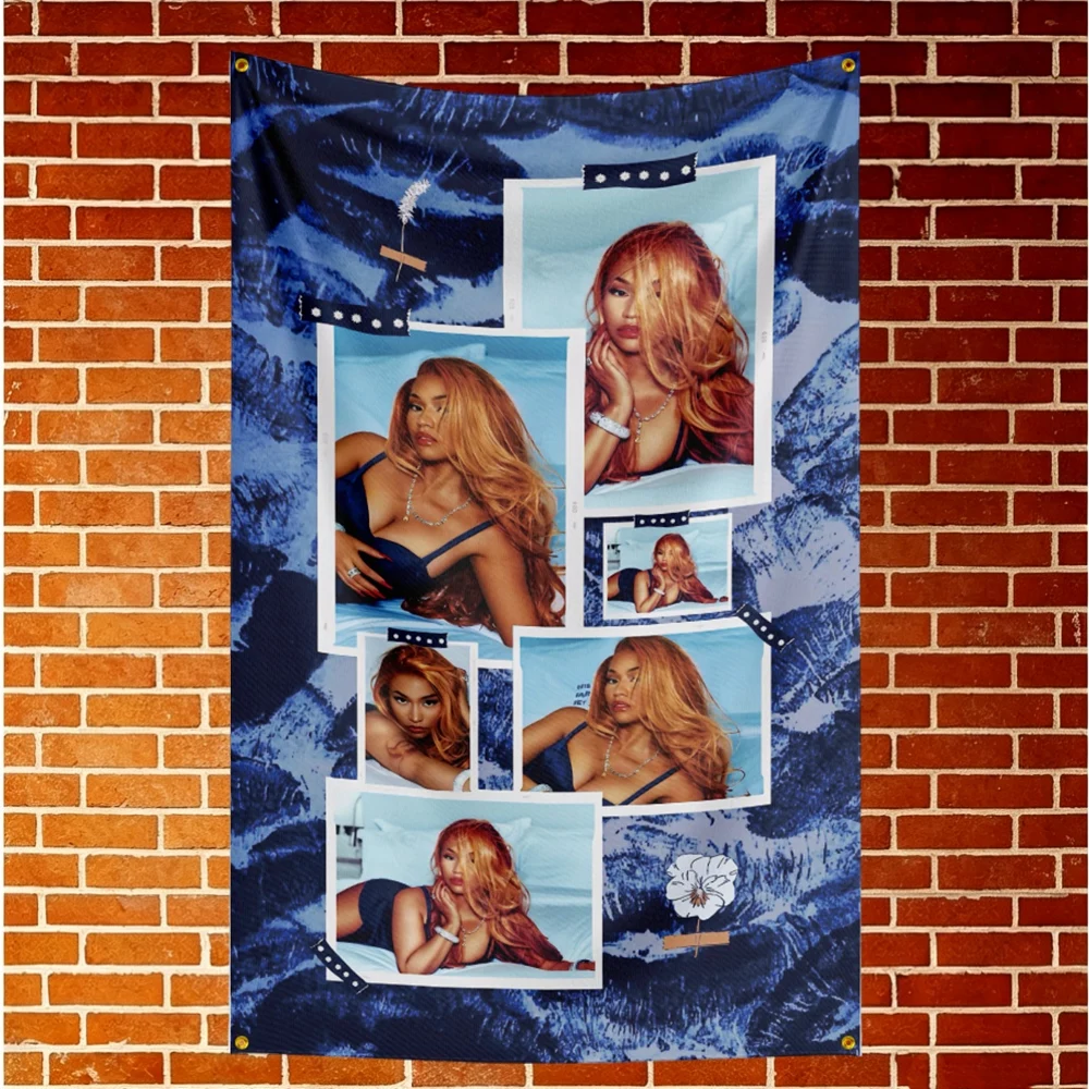 nicki minaj Music Flag Banner For Fan Cave Watch Party Tailgate Gathering Indoor Outdoor Backyard Home Festival Ornament Supply
