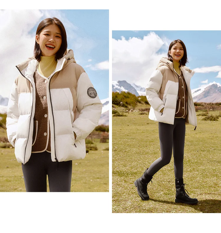 Semir Down Jacket Women 2026 New Winter Three-Resistant Outerwear Warm Versatile Fashion Winter Clothing