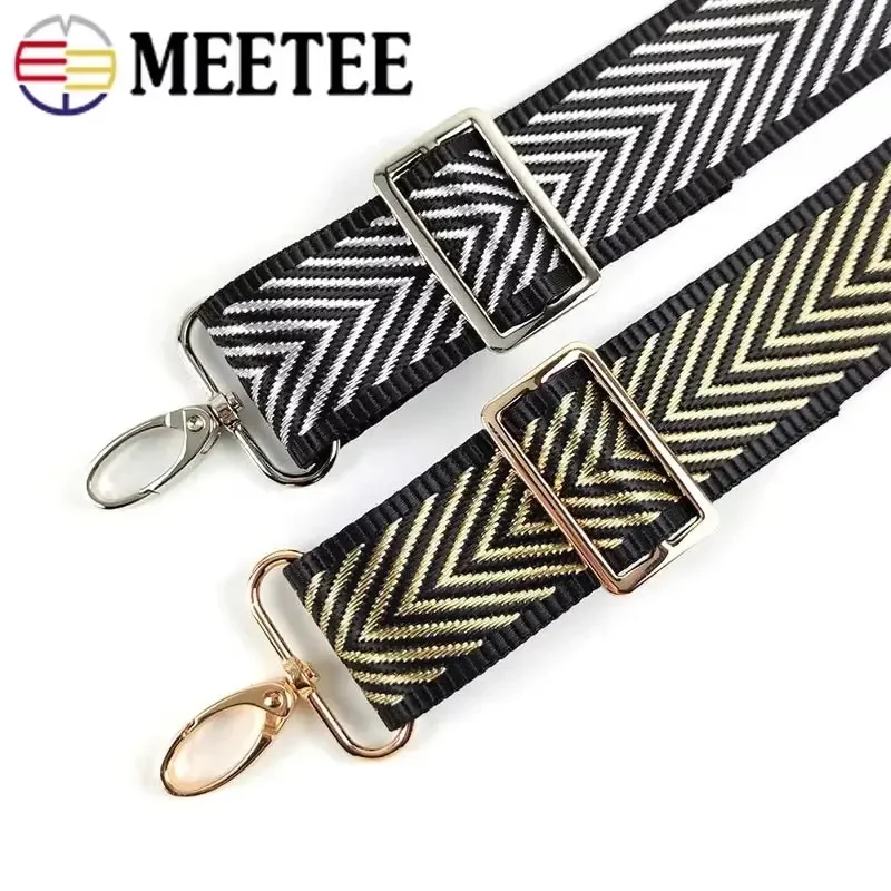 2/5/10 Meter 38 mm Streifen Jacquard Gurtband Nylonband für Taschengurt Sicherheitsgurt Kleidung Dekor Band DIY Nähzubehör