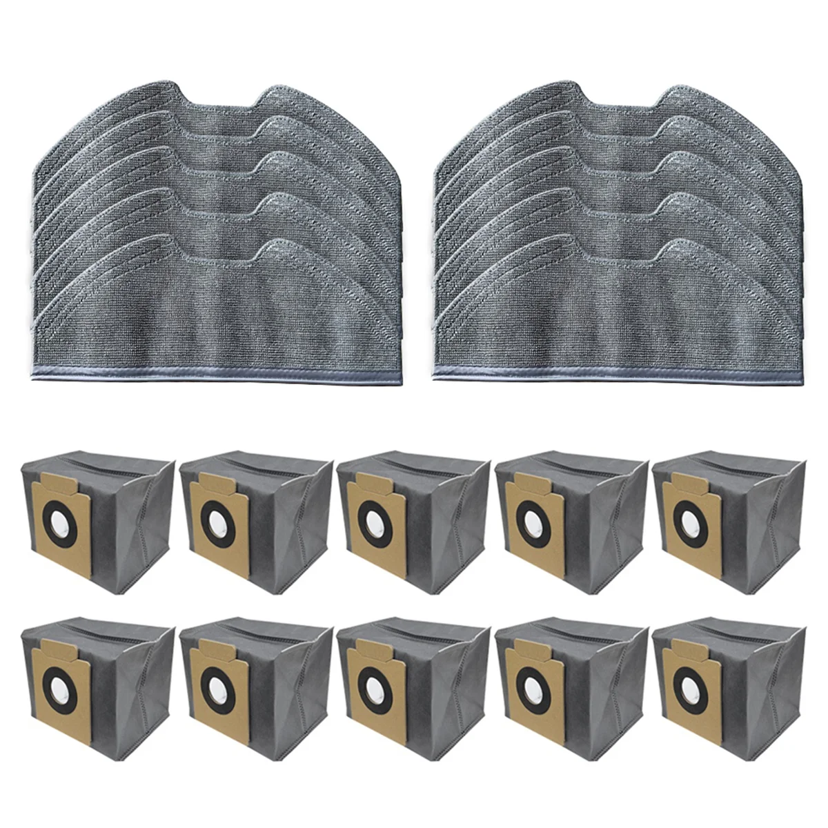 

Compatible for Eufy X8 Pro /X10 Pro Omni Robot Vacuum Replacement Mop Pads Dust Bags Spare Parts Accessories