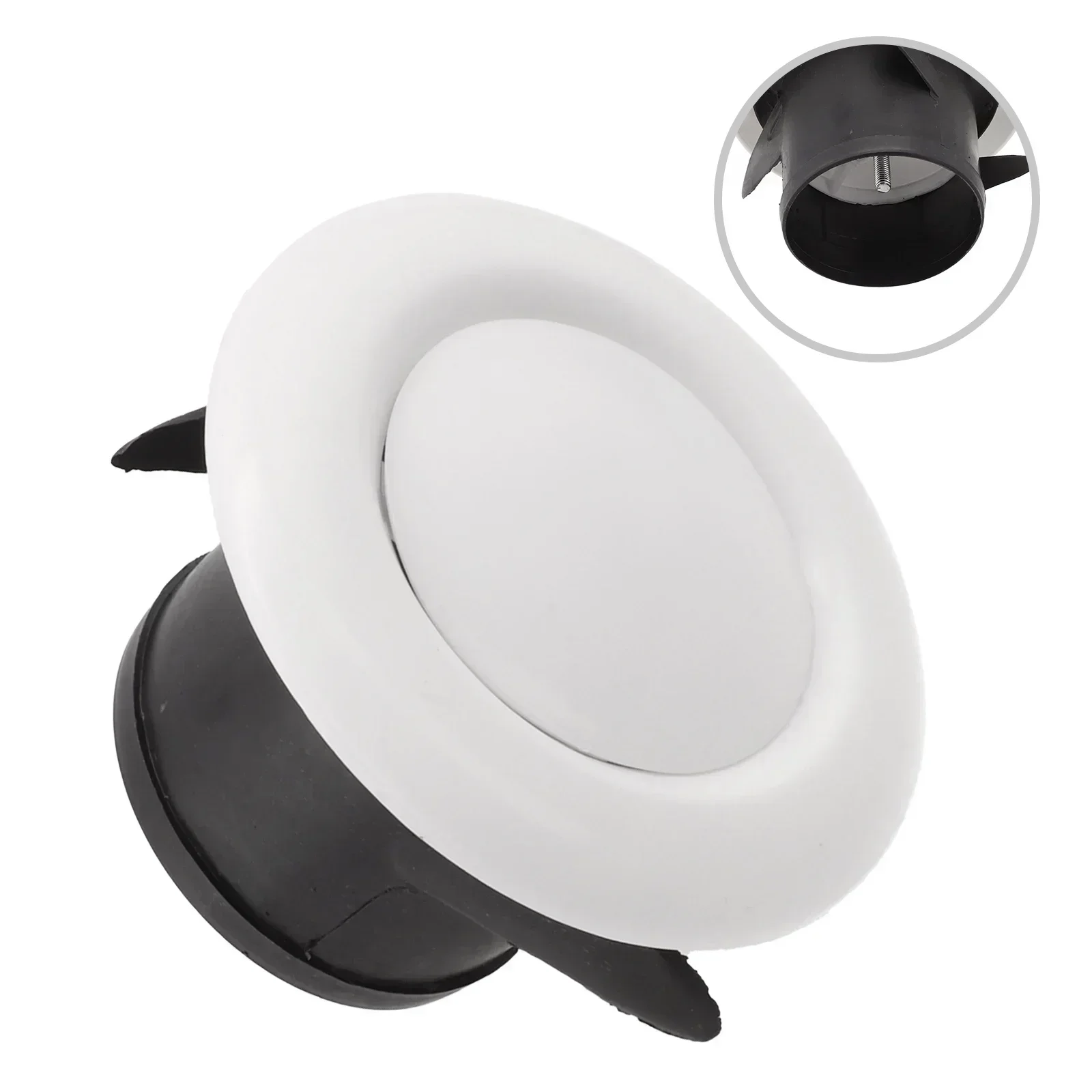 Air Conditioner Heater Parts 75mm 100mm Adjustable Air Vent Extract Valve Grille Round Diffuser Ducting Air Ventilation Cover