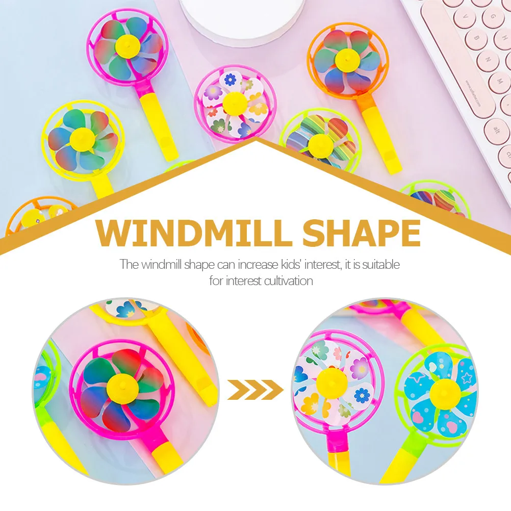 24pcs Windmill Whistles for Kids – Fun Noisemakers & Musical Toys for Parties, Birthday, Classroom Activities